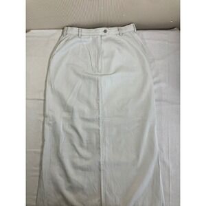 Gotcha Covered Womens Vintage Beige Cotton High Waisted Maxi Skirt Size 6 USA